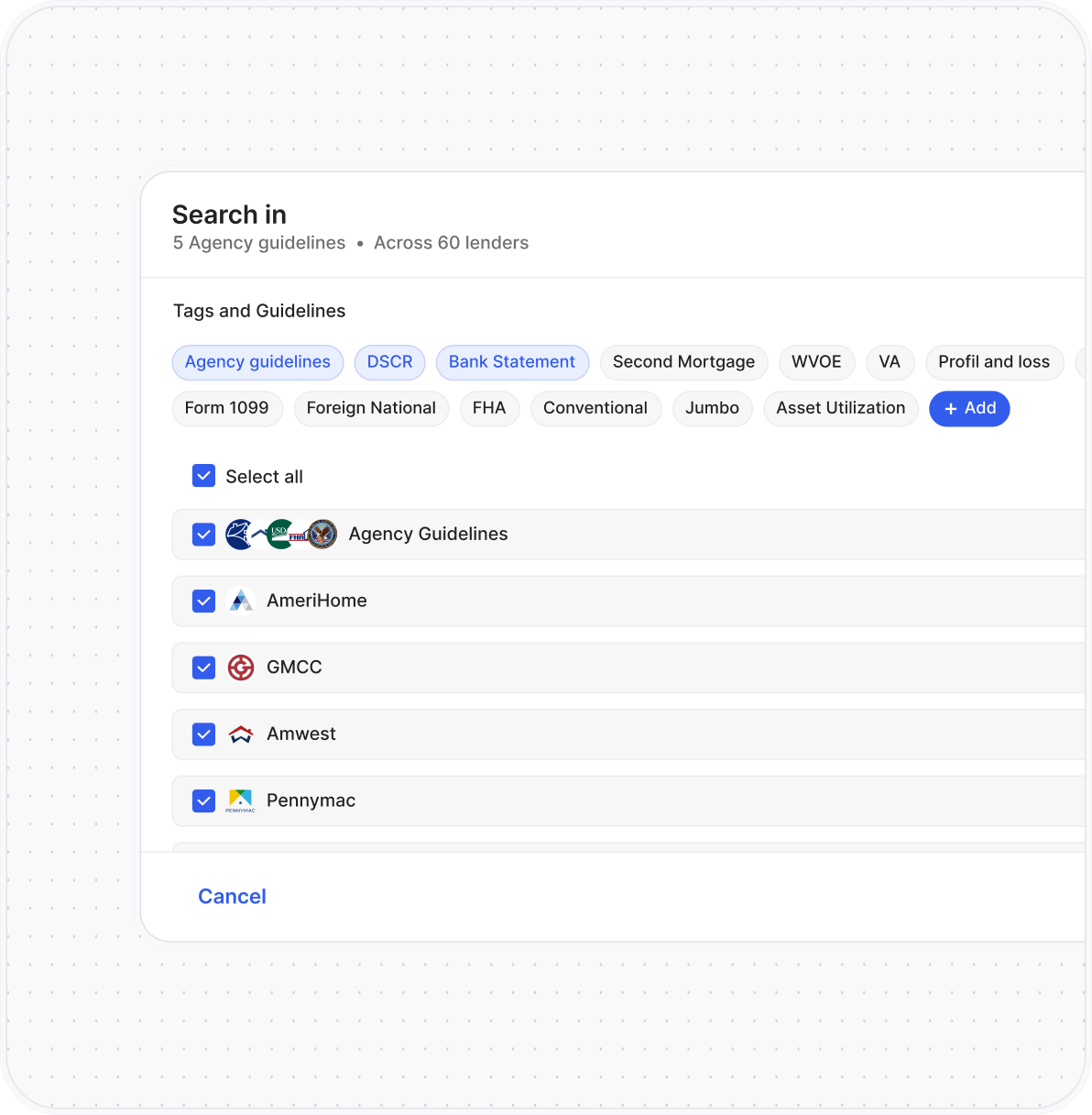 Built-in guideline overlays.
